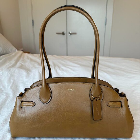 Coach Handbags - Coach Empire Carryall 34 in Honey Brown (NWT)